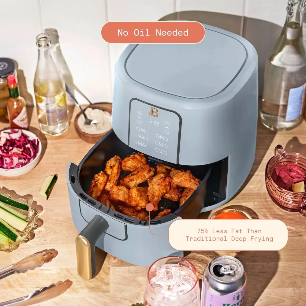 

New Beautiful 3 Qt Air Fryer with TurboCrisp Technology 2025
