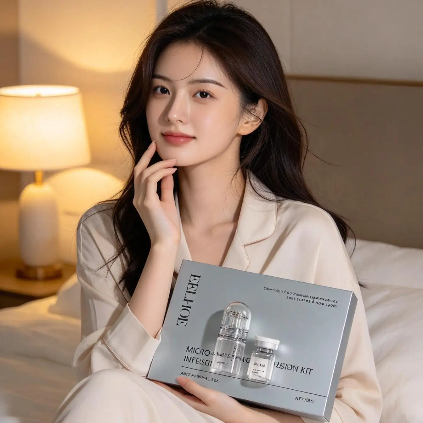 EELHOE Micro Infusion Anti Aging Serum Remove Wrinkles Pore Shrinking Smooth Skin Tightening Deep Hydration Face Peptide Serum