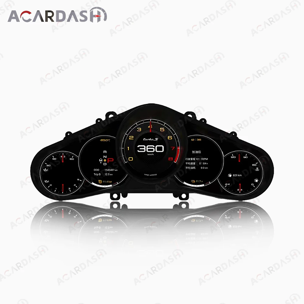 ACARDASH Digital Cluster Virtual Cockpit for Porsche Cayenne Panamera 10-17 Car Multimedia Player Odometer Dashboard Speed Meter