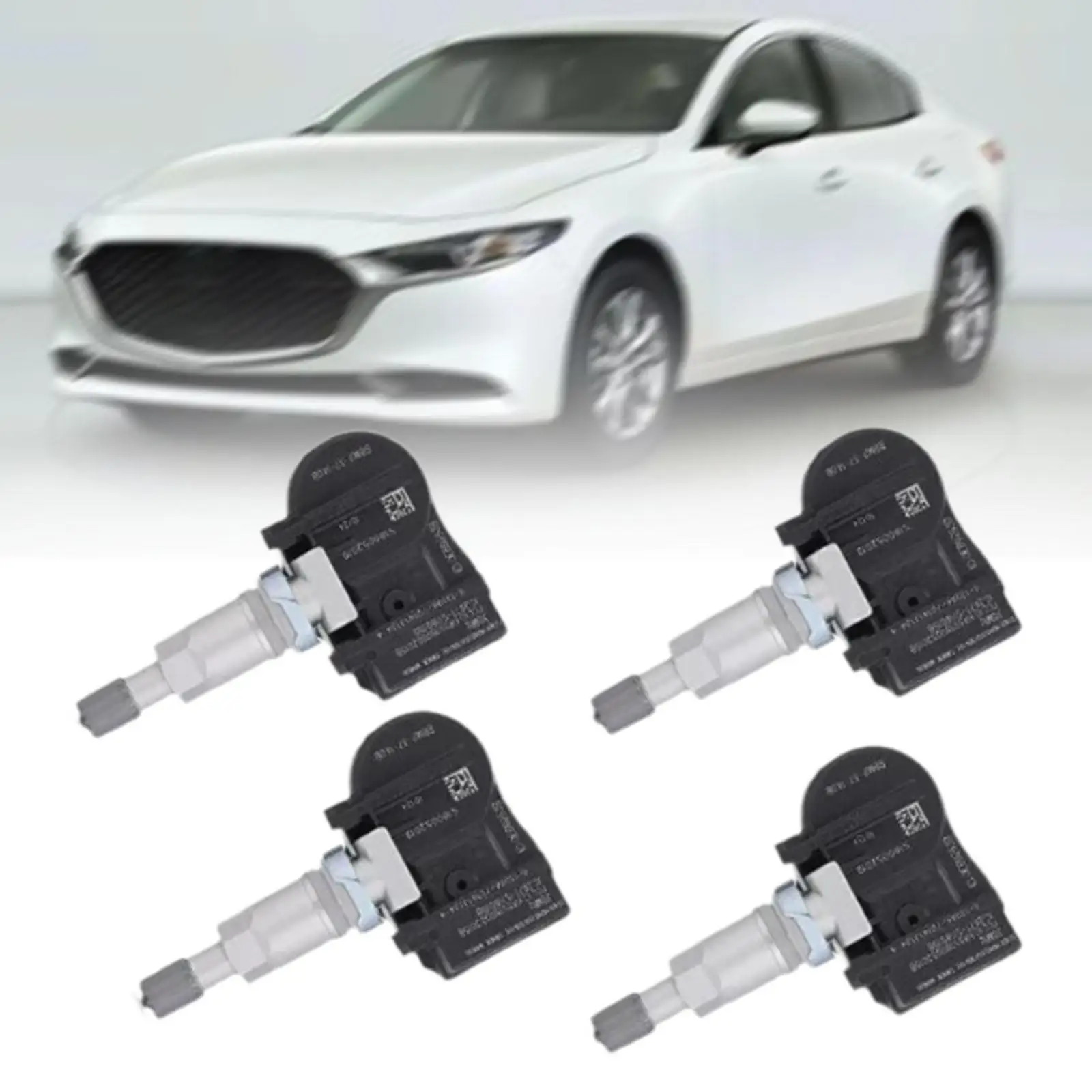 

4 Pieces Tire Pressure Sensors Replace Bbm2-37-140B Easy to Use Premium