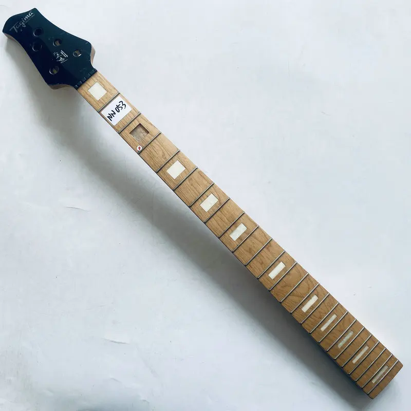 

NN053 Right Hand Original Tagima Brand 5 Strings Electric Bass Neck 24 Frets Scales Length 864MM Missing a piece of inlay