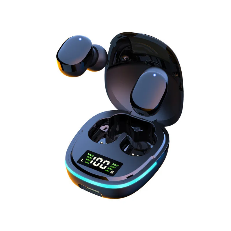 TWS Wireless In-Ear Earbuds RGB Surround Light LED Digital Battery Display HiFi Stereo Touch Control Sports Headphones