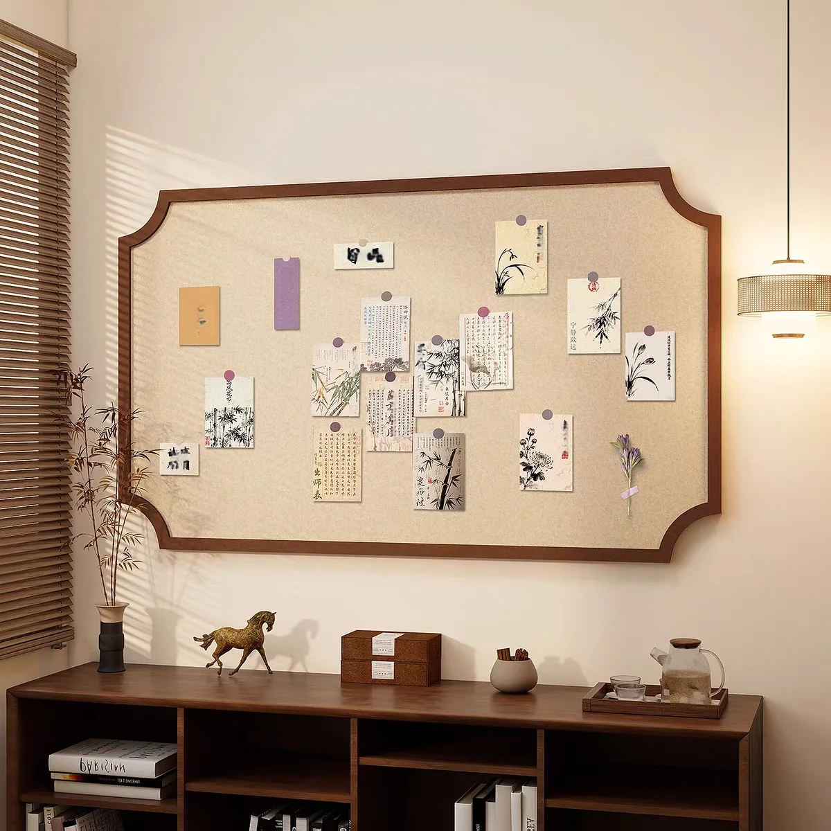 Felt Wall Stickers Bulletin Board Decorative Pin Board Cork Bulletin Display Board Decor Home Office Decor