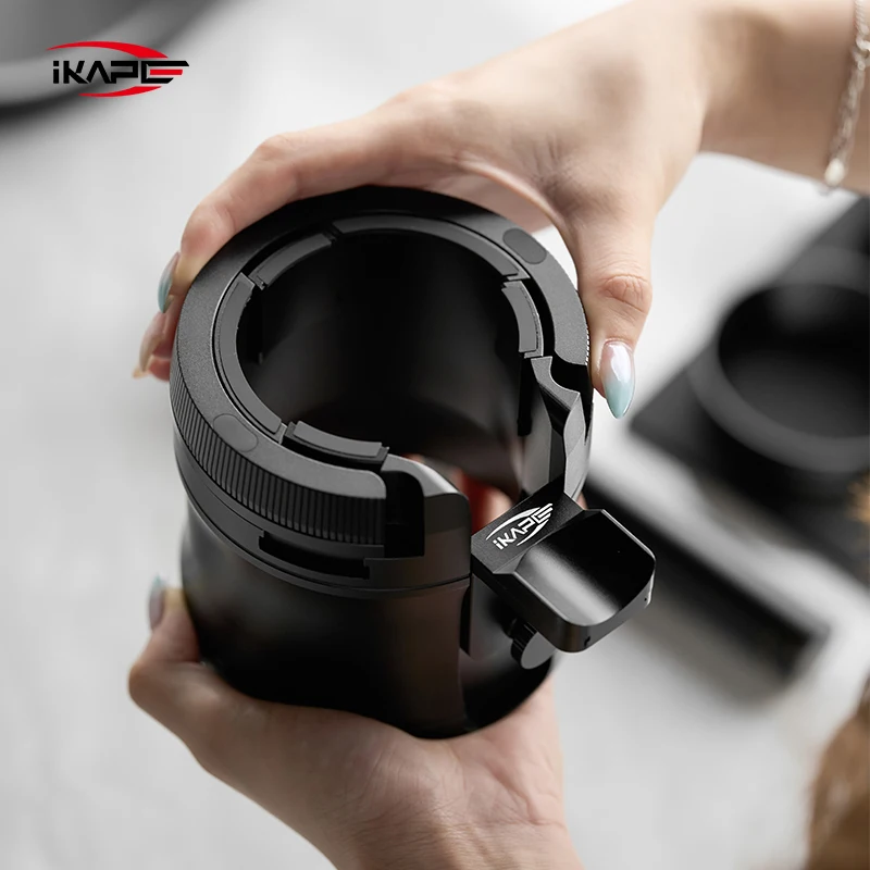 IKAPE Espresso Portafilter Holder-Rotary Adjustable Portafilter Stand V4 For Barsetto/Berivlle/E61/Flair58 Coffee Portafilte