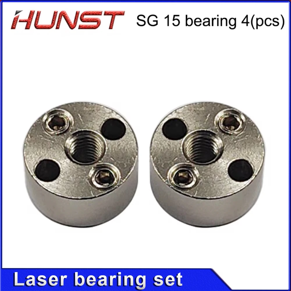 HUNST U الكرات الأخدود العميق SG15 مع مسامير تثبيت مجانية صف مزدوج مصغرة بكرة نقل عجلة غريب الأطوار