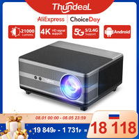 ThundeaL Full HD 1080P Projector WiFi LED 2K 4K Video Movie Beam TD98 TD98W Android Projector PK DLP Home Theater Cinema Beamer