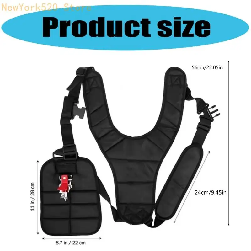 N84C Trimmer Shoulder Strap Lawn Mower Harness untuk Pemangkas Mesin Lawn