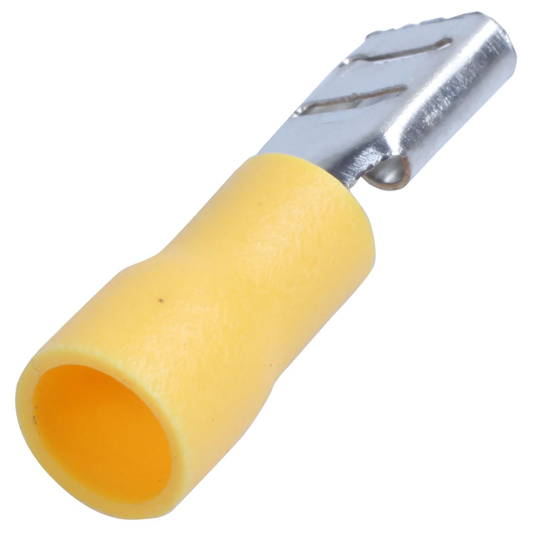 DT17 600Pcs 24A Insulated Female Spade Terminal Crimp Wire Connectors 12-10AWG Yellow PVC