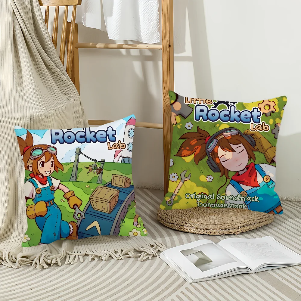 لعبة ليتل روكيت مختبر كيس وسادة ديكور المنزل غطاء الوسادة مناسبة لغرفة النوم أريكة مكتب السيارة