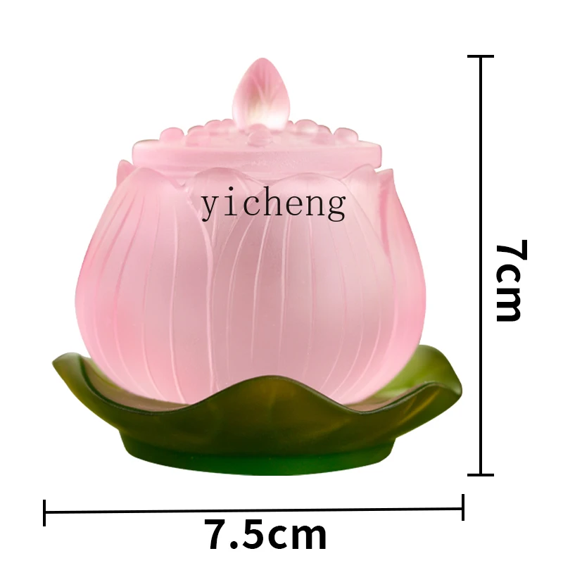 

XL Buddha Platform Water Supply Cup Guanyin Holy Water Cup Glazed Buddha Devotion Products