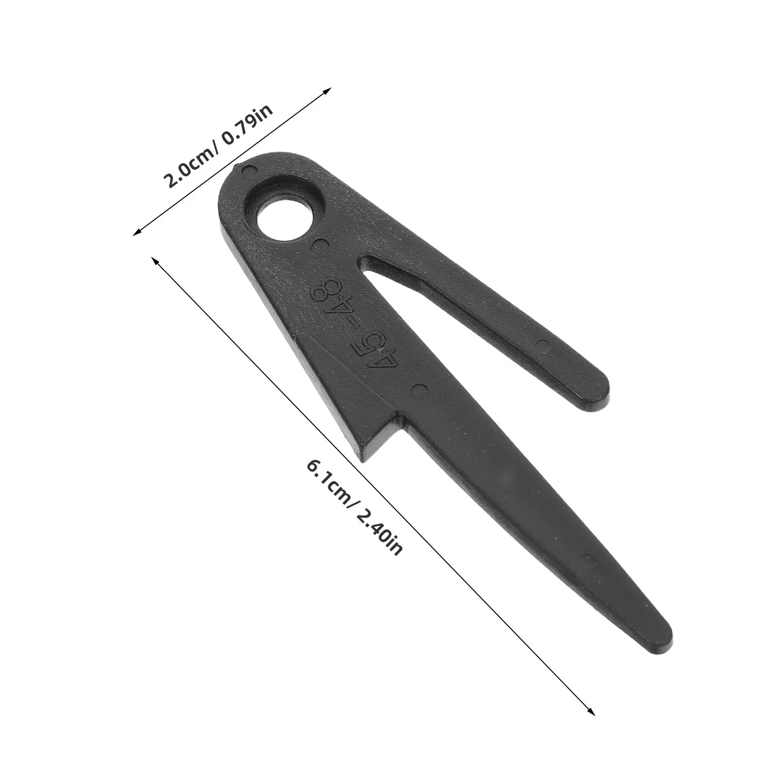 20pcs Drawer Slide Plastic Stoppers Drawer Track Retainers Anti-Drop Locking Clips Barbed End Stops for Furniture Slide Track