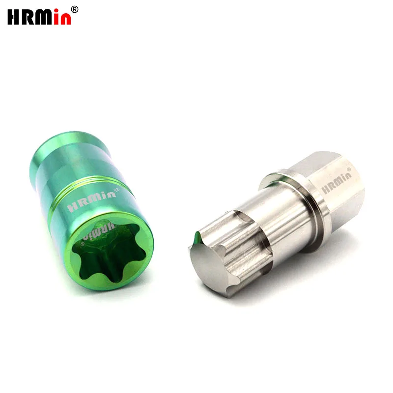 Torx Socket Cone Seat Gr.5 Titanium Automobile Vehicle Car Lug Nut M12x1.5mm for Toyota Honda Acura Mitsubishi Mazda Buick Ford