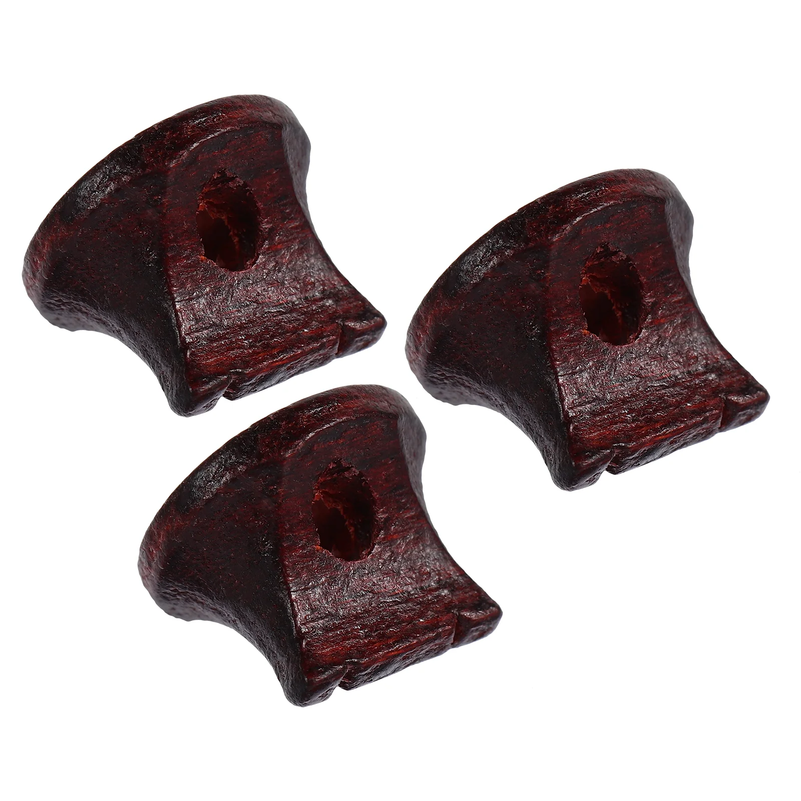 3 Pcs Erhu Code Musical Accessories Durable Rosewood Bridges Instrument Parts Wooden Simple Reusable