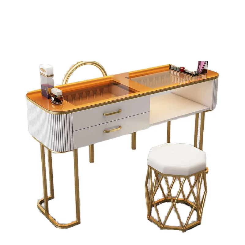 Madamcenter Custom Nail Art Table with Dust Collector