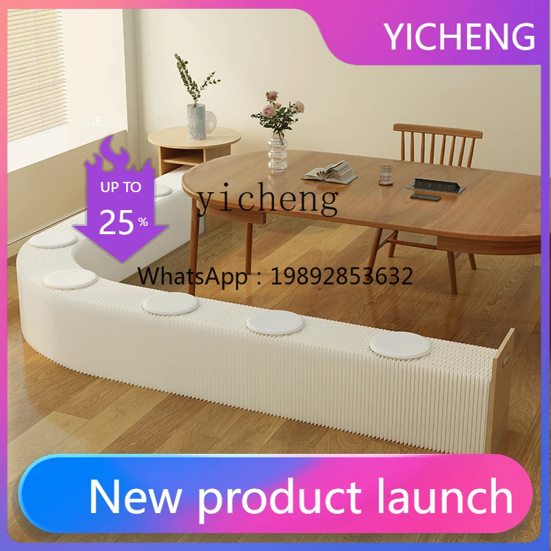 A30-long stool coffee table folding telescopic sofa stool living room table with stool