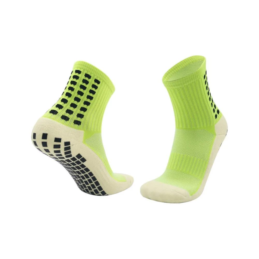 

1 пара нескользящих футбольных носков, нескользящие и прочные марафонские футбольные носки Футбольные носки для мужчин и женщин Спорт на открытом воздухе