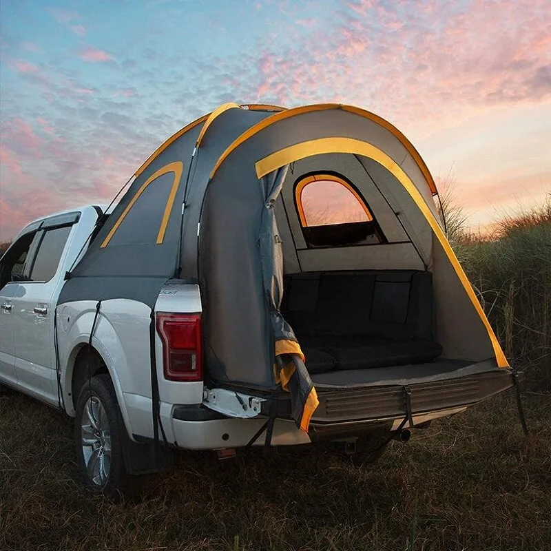 Waterproof Pickup Truck Tent Windproof Truck Tailgate Shelter Camping Tent Travel Outdoor Overland Camping Vehicle Supplies