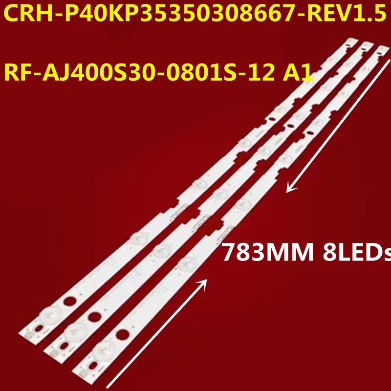 

15PCS LED Strip For CRH-P40KP35350308667-REV1.5 RF-AJ400S30-0801S-12 A1 LY.25002G001 LY.2K907G001 LC-40CFG4041KF LSC400HN02