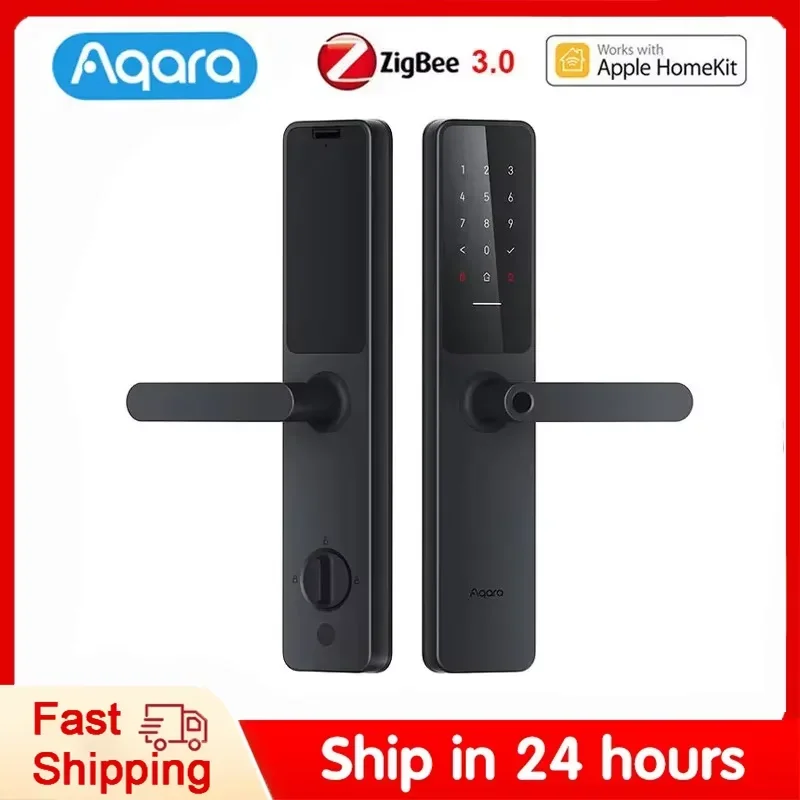 Aqara Smart Door Lock A100 Pro Zigbee Bluetooth 5.0 NFC Card Lock Bluetooth Smart Fingerprint Unlock Work with Apple Homekit