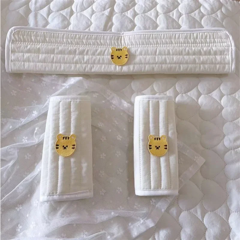 Ins เด็กเกาหลี Anti-Bite Handlebar ด้านหน้า Handrail ฝาครอบป้องกันเด็กเดิน Artifact รถเข็นอุปกรณ์เสริม Universal ที่ถอดออกได้