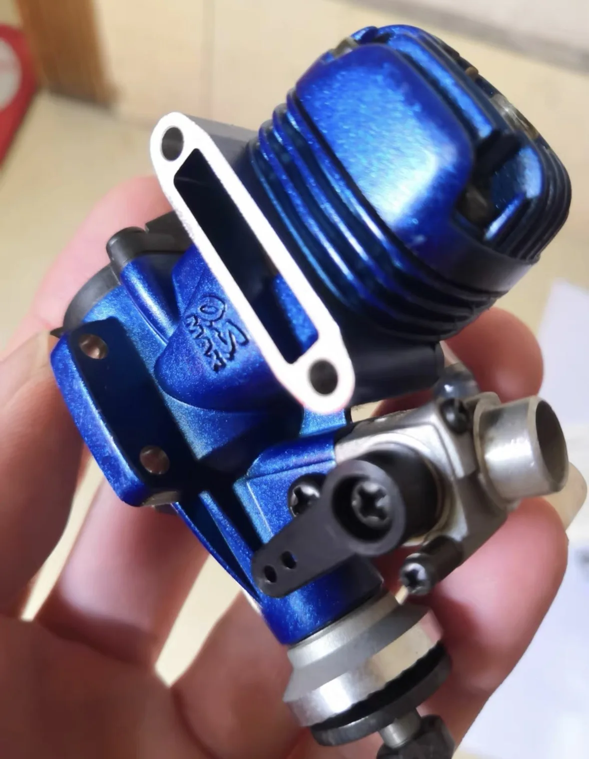 Japan Os Engines Max 15La-S Nitro AiRCraft Engine OS max LA 15 blue - rc motor With muffler No box