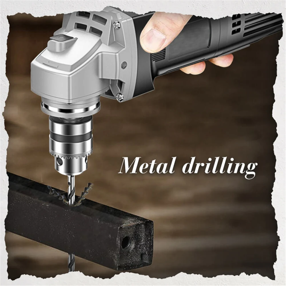 Angle Grinder to Drill Chuck Converter Can Be Used as a Drill Bit and Screwdriver Stable Connection Easy Installation