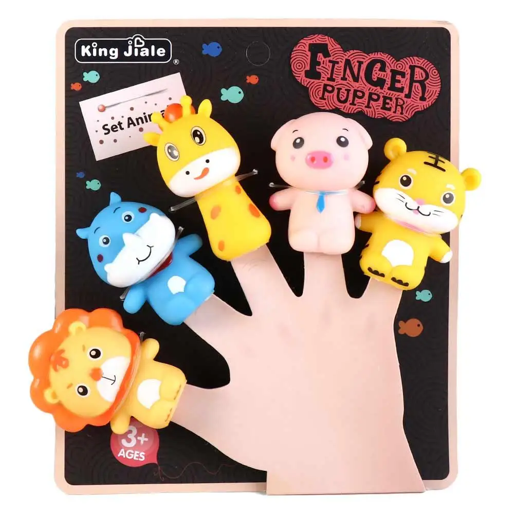 Brinquedo de fantoche infantil, brinquedo de dramatização, bonecas de dedo, fantoches de dedo, fantoche de mão de dinossauro, luvas de cabeça de animal, brinquedos de mãos minúsculas