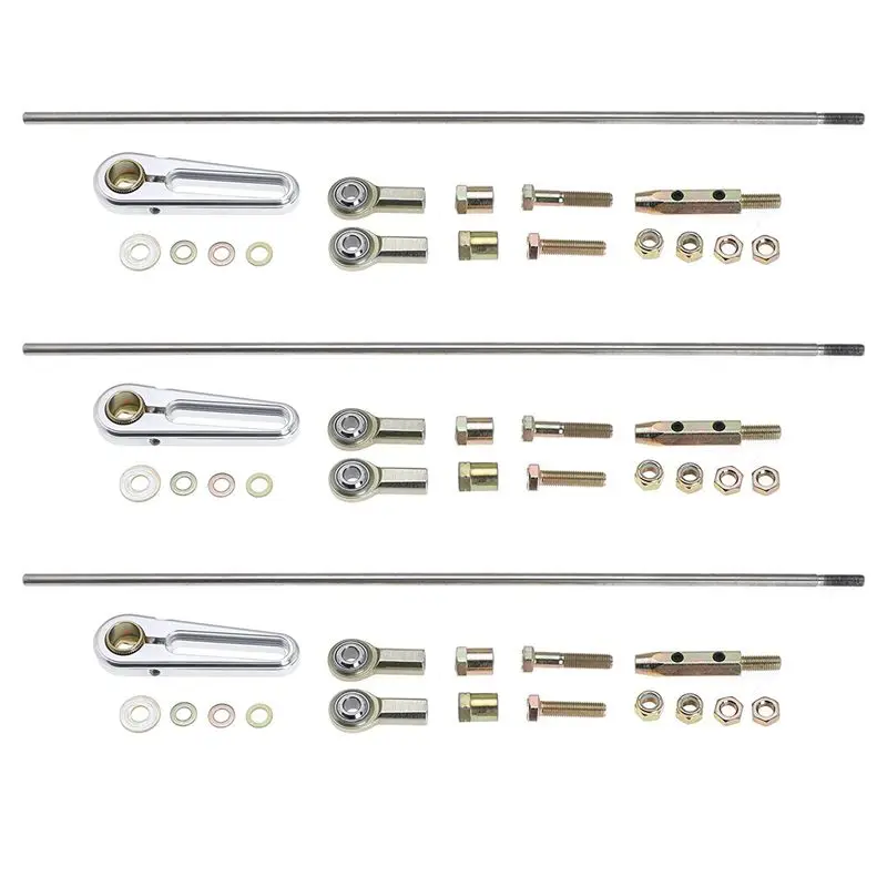 A03Z-3X Adjustable Column Shift Linkage Kit For Chevy TH-350 TH-400 TH350 TH400 700-R4 700R4 TH200 TH-200 TH200-4R 4L60