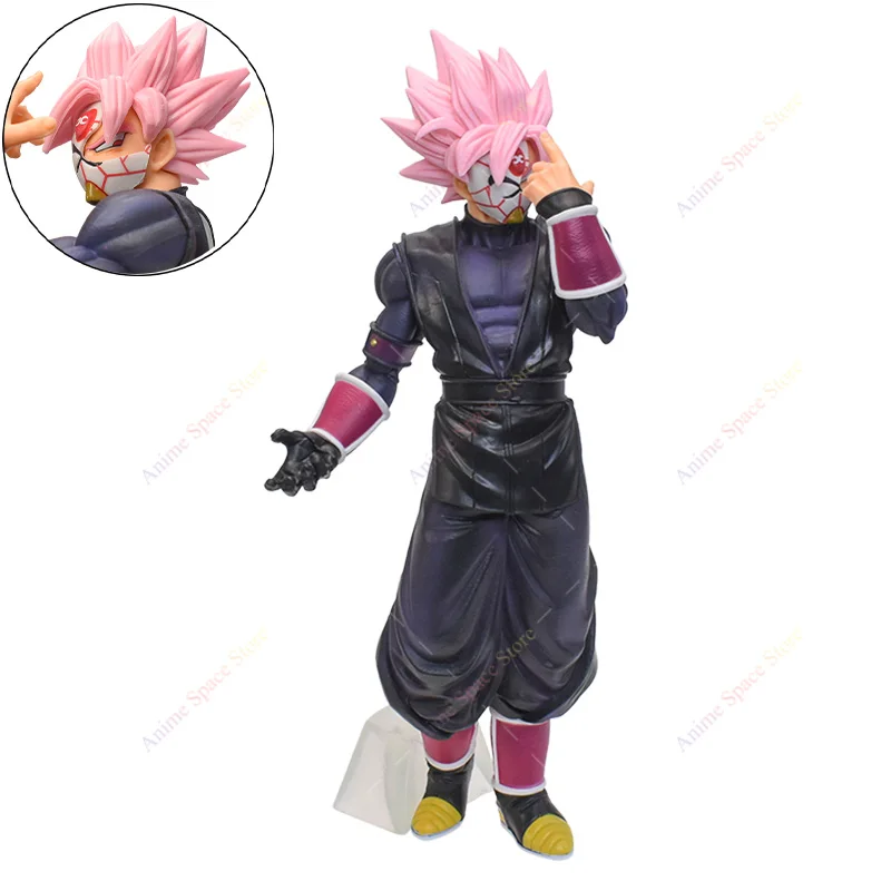 Figura de Dragon Ball Z Goku negro Zamasu Goku máscara de Zamasu negra Super Saiyan muñeca de modelos coleccionables figuras de acción de PVC juguetes regalos