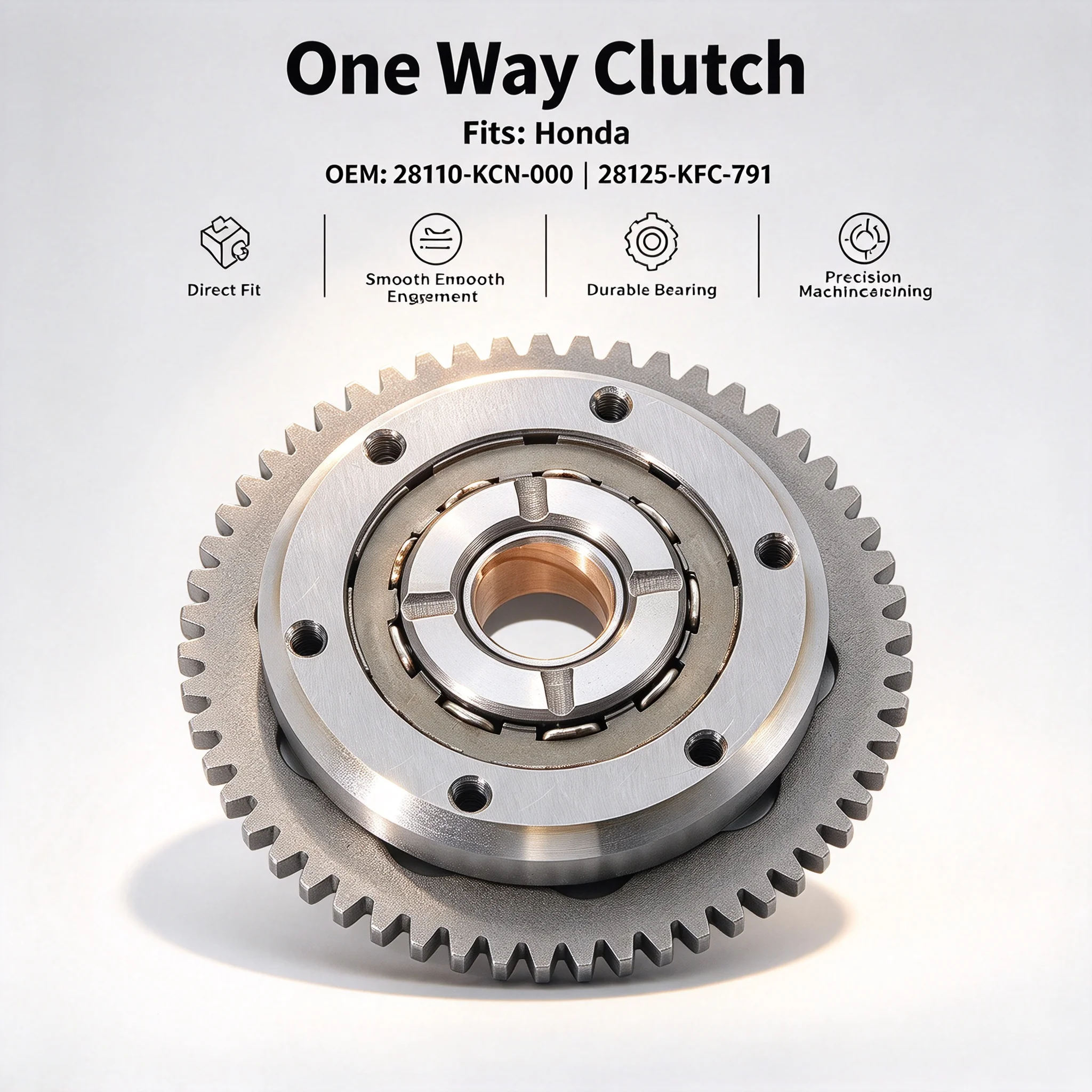 28110-KCN-000 28110-KCN-000 One way Clutch For Honda CRF230L CRF230M XR230 XL230 SL230X CLR125W XLR125RP/RV/RW/XLR200RP FTR223