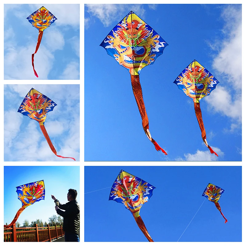 Free shipping 360cm large dragon kite flying outdoor fun toys for children nylon kite traditional kite professional kites flying