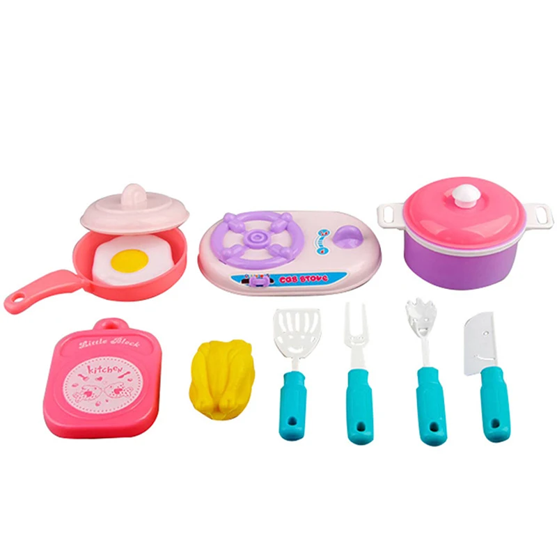 Maison de jeu créative amusante pour enfants, jouet de cuisine pour garçons et filles, simulation de cuisine, ensemble de couverts mignons, cadeau d'anniversaire de vacances