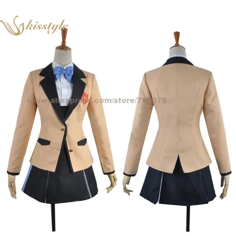 

Kisstyle Fashion Gonna be the Twin-Tail!! Aika Tsube Uniform COS Clothing Cosplay Costume,Customized Accepted