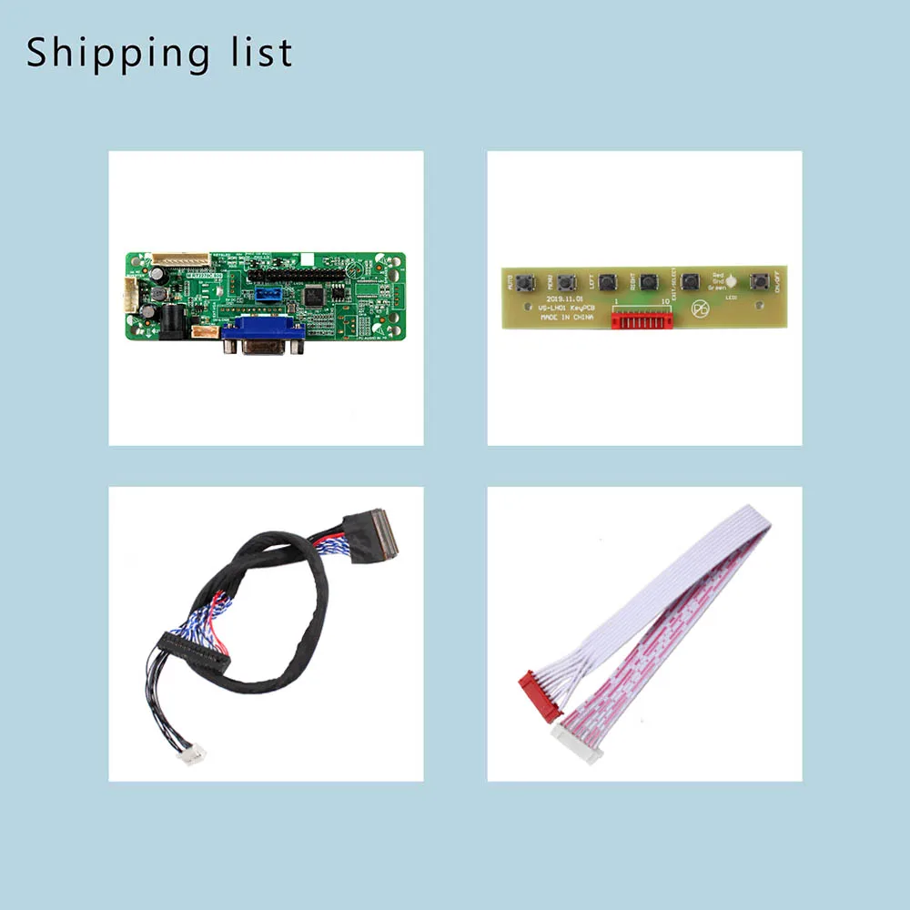VGA LCD Controller Board For 15.6inch 1920x1080 G156HCE-L01 LCD Display