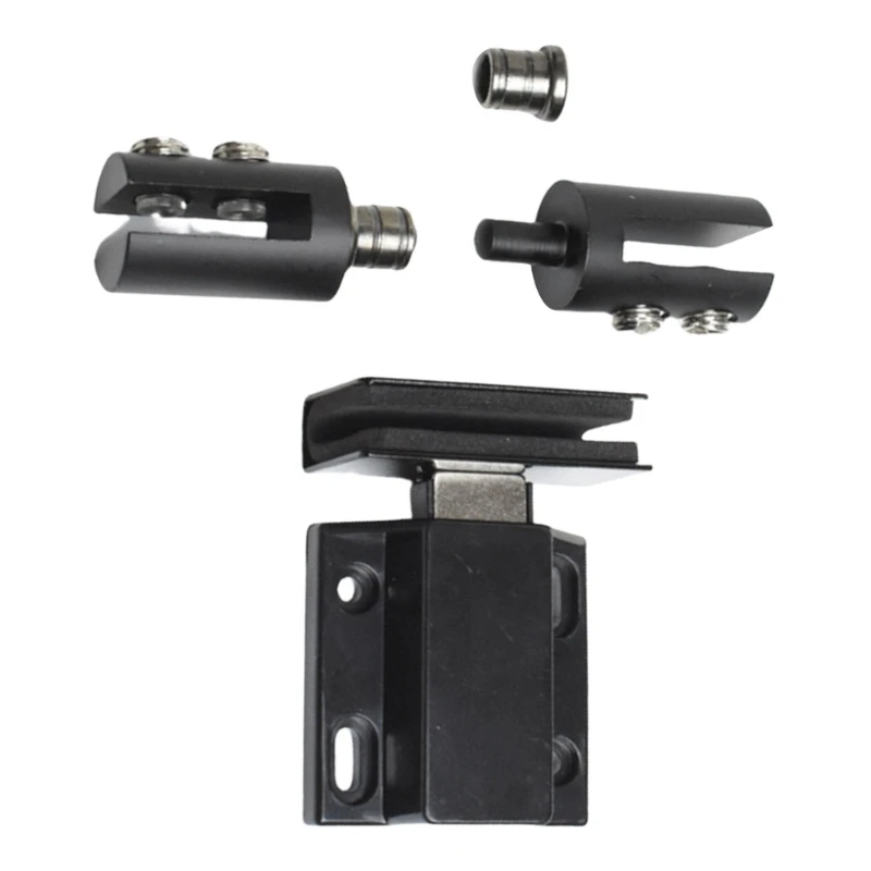 Adjustable Glass Door Pivots Set Home Hardware Precisions Glass Door Hinges set image 5