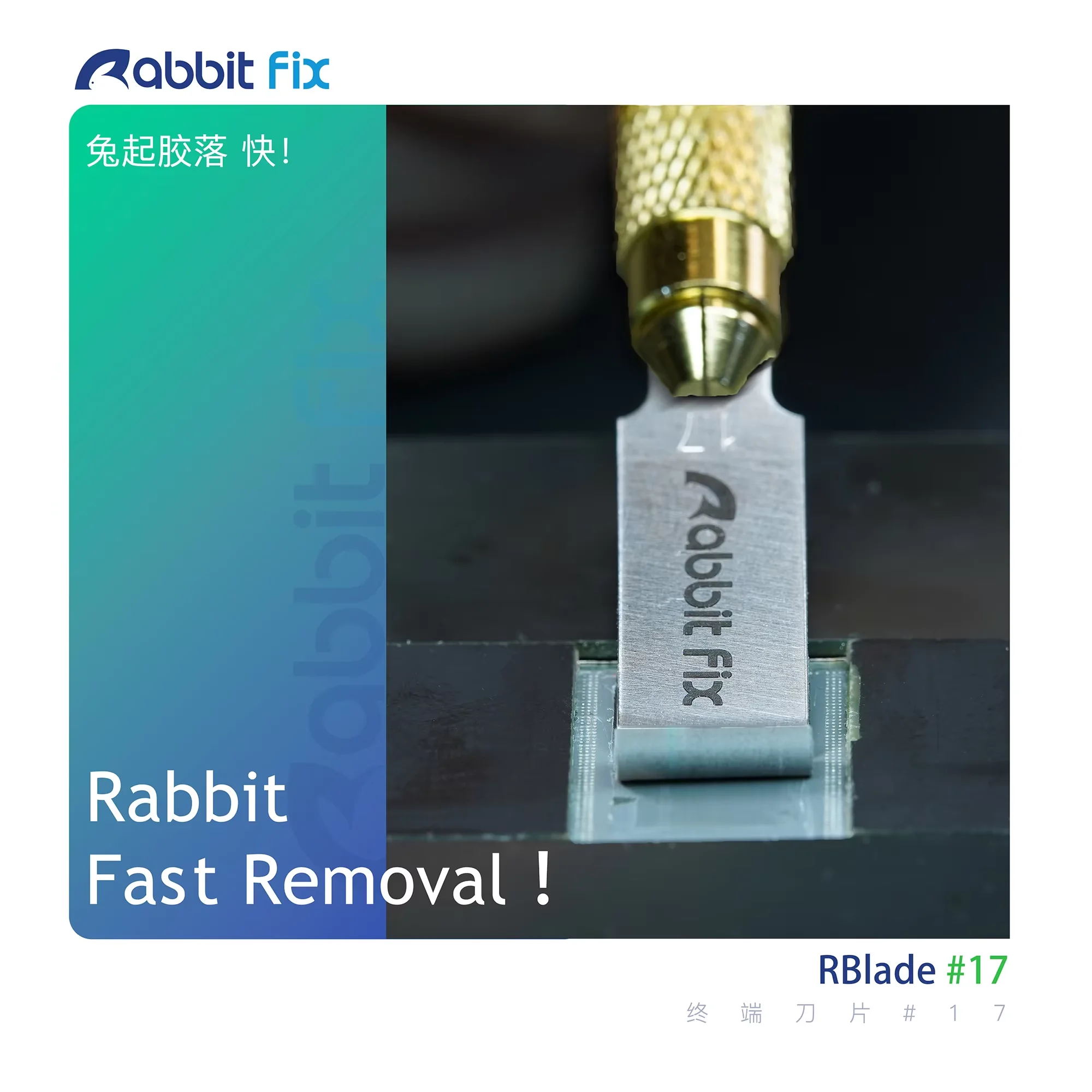 Kaninchenfix # 17 Multifunktionale CPU IC Kleber Entferner Klinge 5 Stücke Set Kleber Entferner Messer für Handys Motherboard BGA IC Kleber Sauber zu