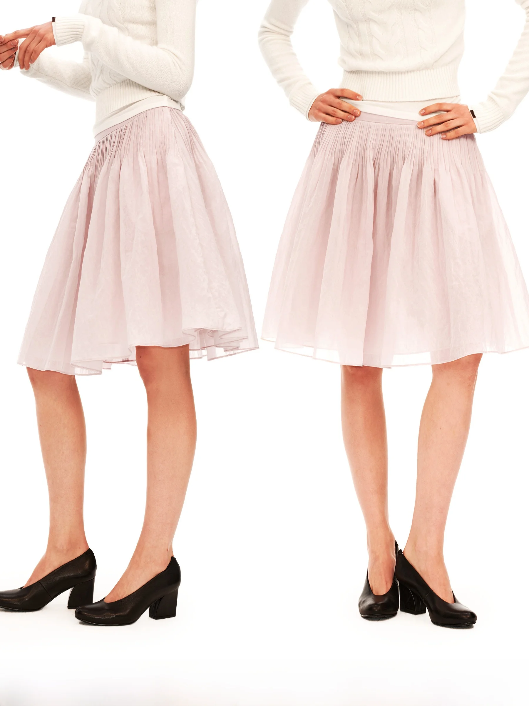 

Классическая балетная юбка Puki из плотного тюля с плиссировкой, простой дизайн, полная длина, для повседневной носки, для женщин