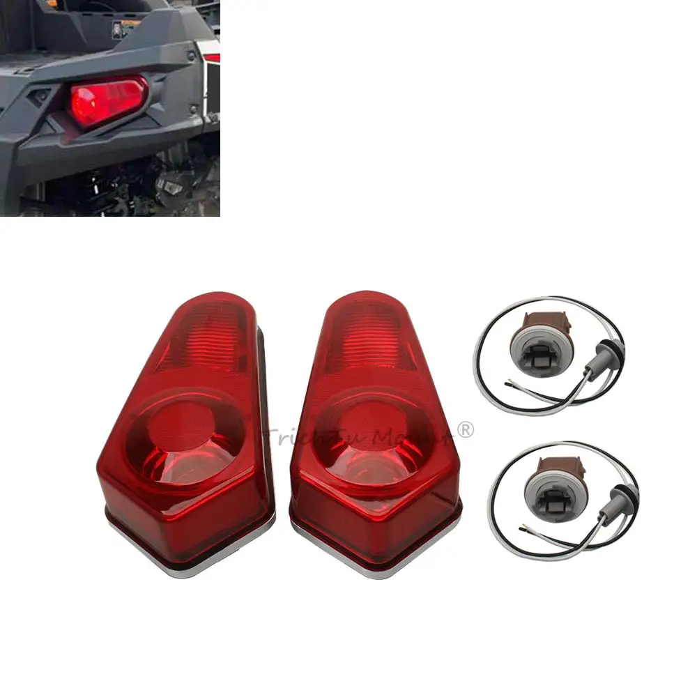 

Rear Tail Light lampshade Waterproof Housing W/ Wire For Polaris RZR XP 1000 Trail 570 Sportsman 450 570 ATV 2009-2024