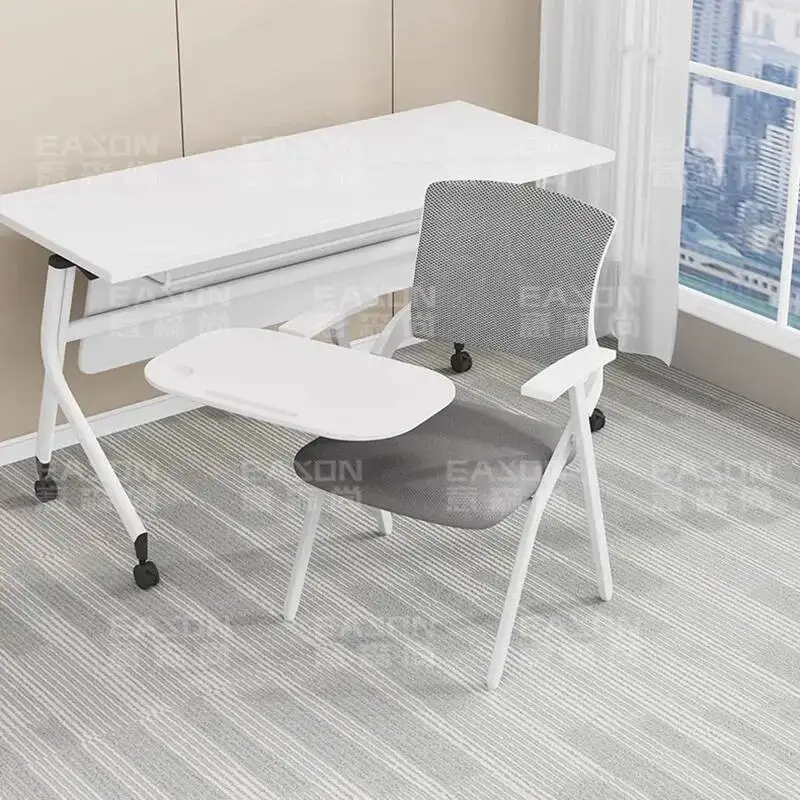 

Simple Nordic Modern Office Chairs Creative Design Metal Meeting Center Office Chairs Folded Salon Office Furniture Sillas FYOC