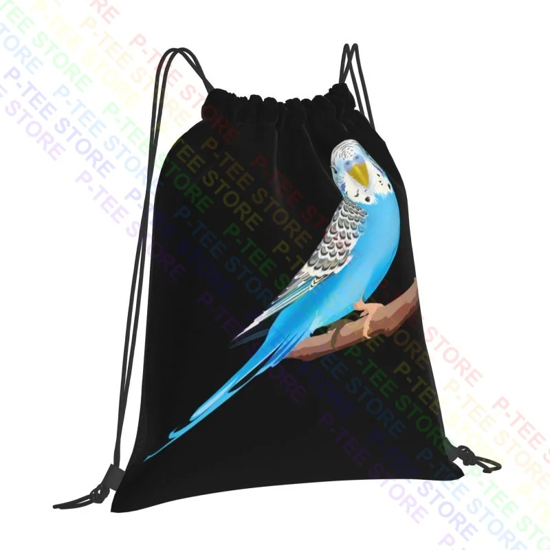 Budgie Animal Drawstring Bags Gym Bag Print Softback Gym Tote Bag Bags For Travel