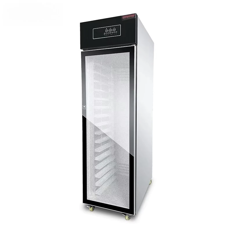 Manufacturer Low Price 16-Tray Electric Stainless Steel Auto Dough Proofer New Bread Fermentation Baking Machine for Bakery Use