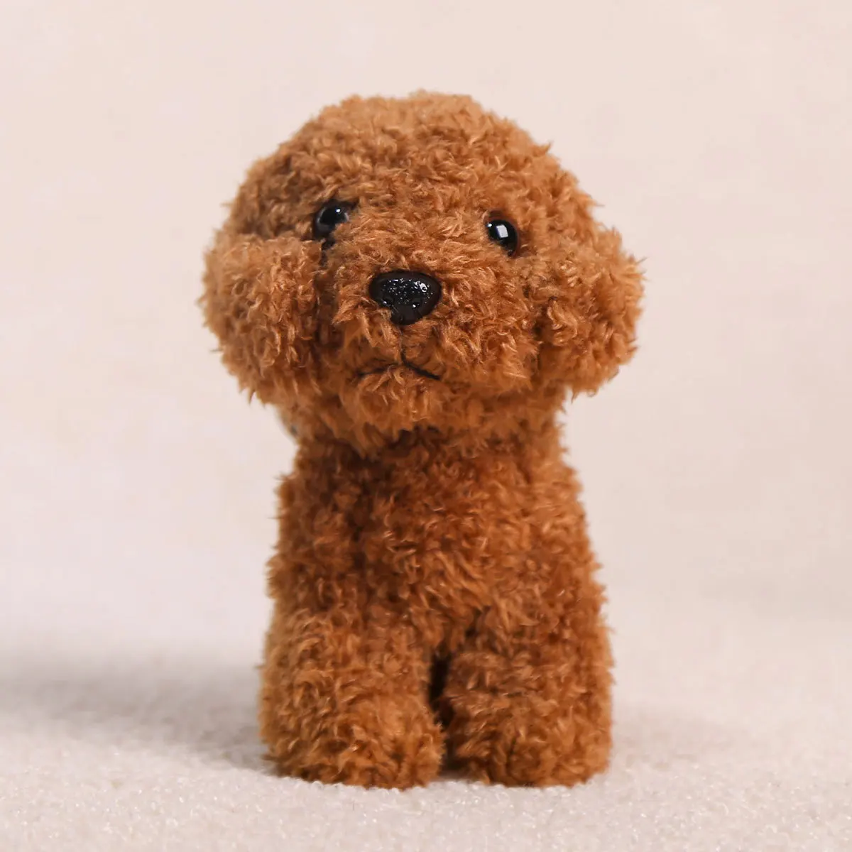 Mignon Teddy chien en peluche poupée pendentif créatif sac à dos décoration pendentif dessin animé Animal chiot en peluche poupée cadeau d'anniversaire pour enfants