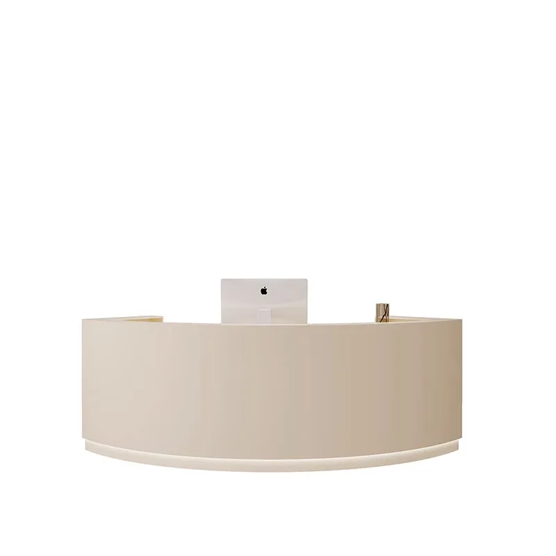 ديكور طبي مكاتب الاستقبال الحديثة الصالة الرياضية مكاتب الاستقبال الحديثة الصغيرة الجبهة الفاخرة متجر Rezeption Theke الأثاث #6