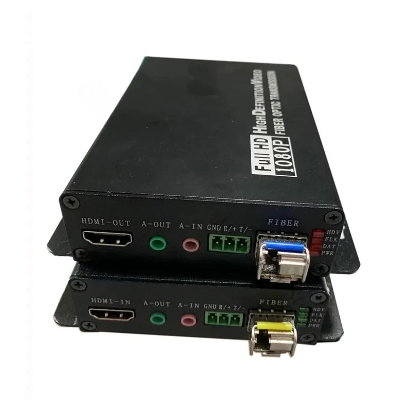 

Оптический приемопередатчик HDMI высокой четкости без потерь + двусторонняя независимая аудиосвязь + данные 232, непрерывный оптоволоконный удлинитель LC-порт