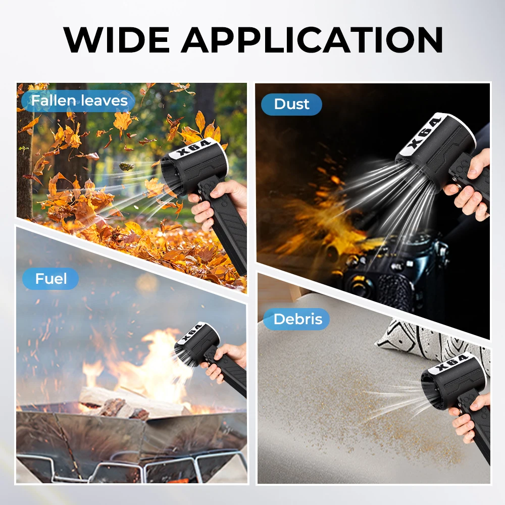 

New X64 Blower 64MM Handheld Turbo Jet Fan Car Wash Air Gun Electric POWERFUL BLOWERS 1000W Car Violent Dryer Water Blower