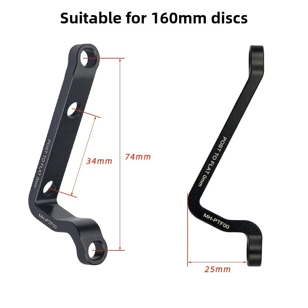 Siège de conversion pour convertir les freins à disque de route à barre plate en freins à disque de VTT, support de base d'étrier de frein à disque 160/180
