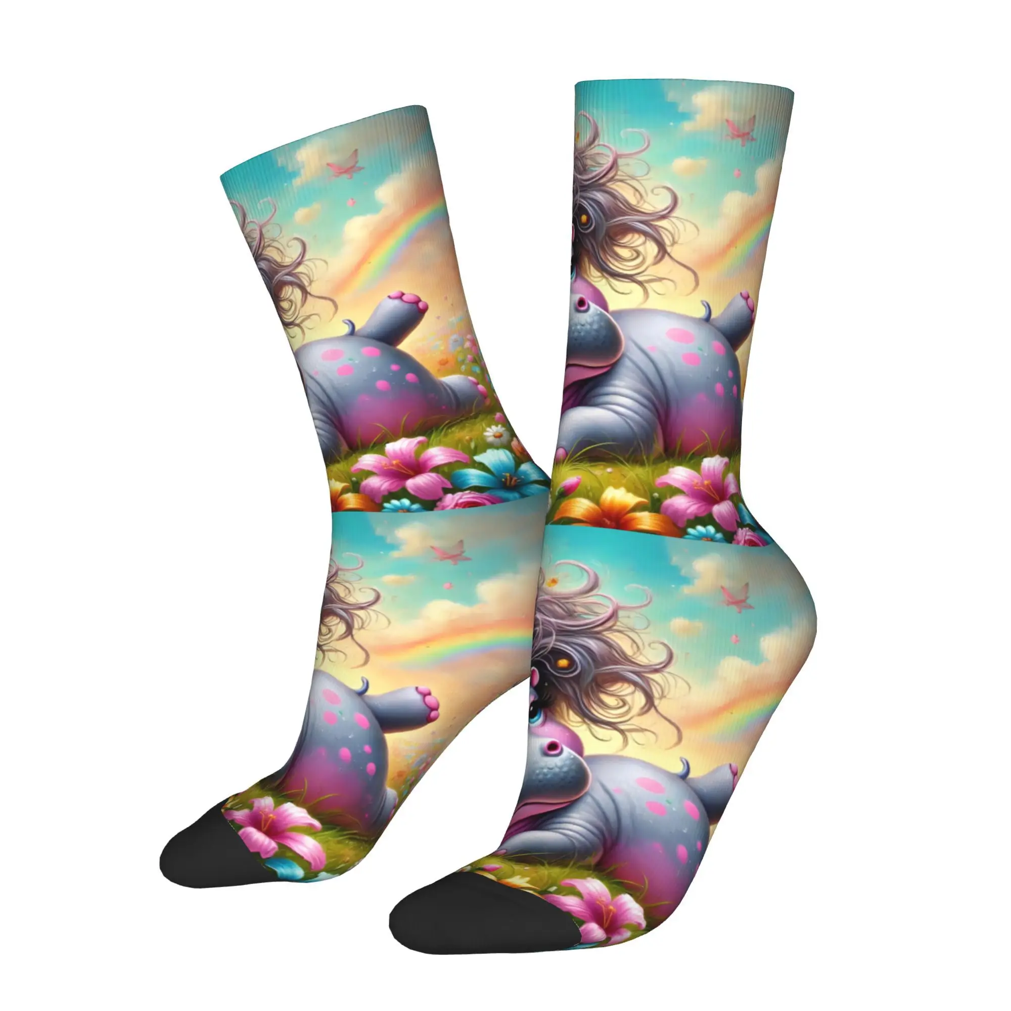 

Hippopotamus Sock Printed Man Polyester