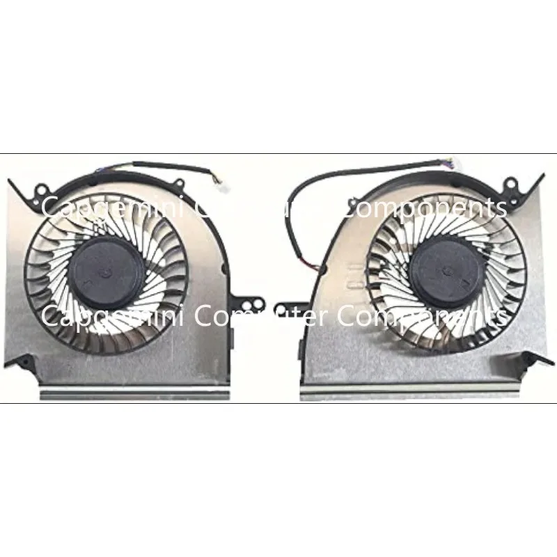 P CPU + GPU Cooling Fan for MSI GE75 Raider GL75 GP75 Leopard MS-17E2 Set