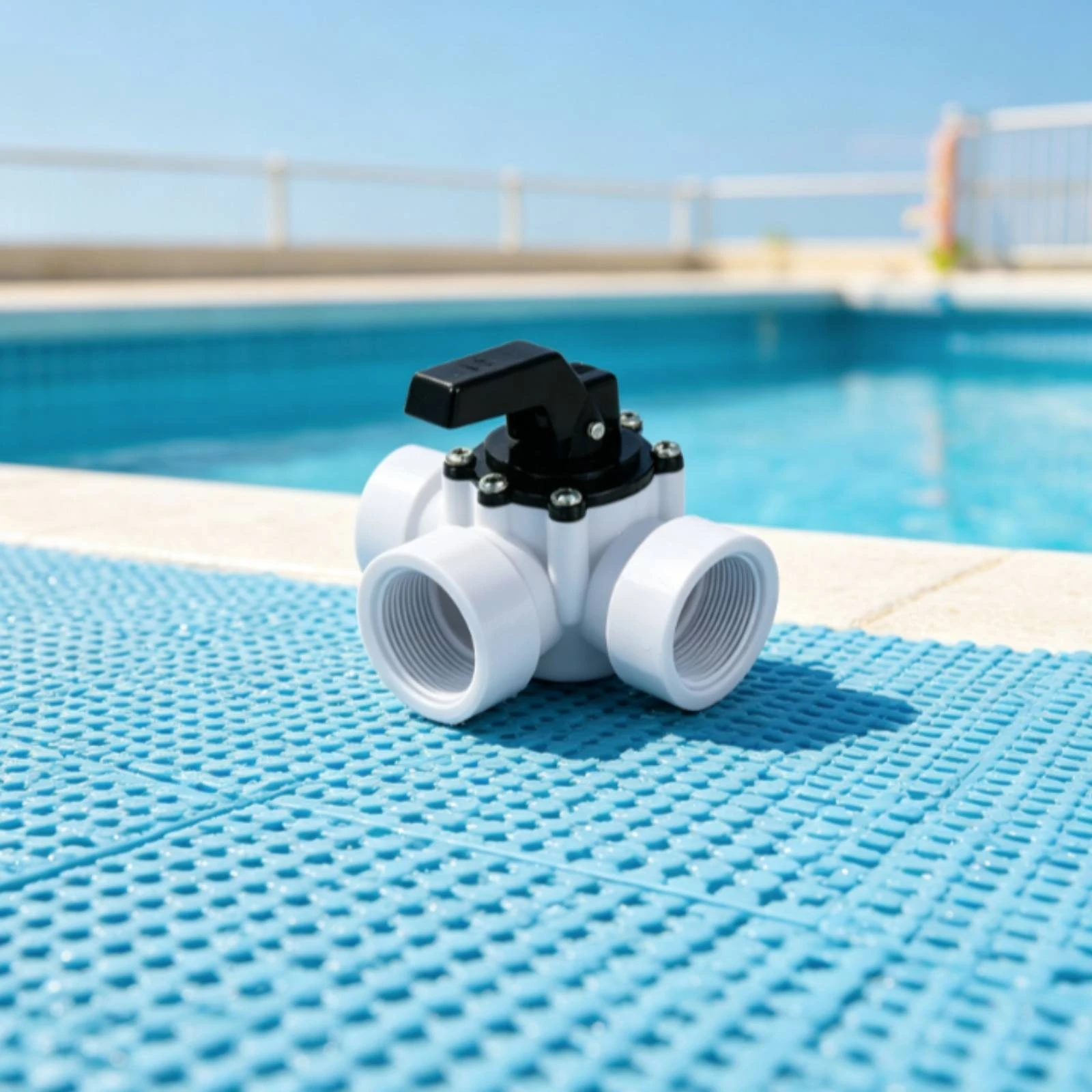 プール用三方弁-15インチプール用ダイバーターバルブ-50mm-水循環用に調整可能