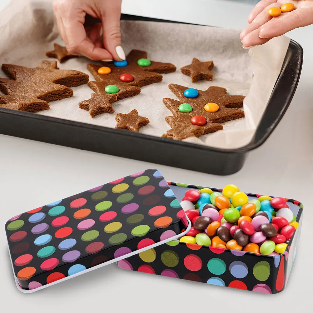 6 stuks metalen opbergdozen met deksels koekjesblikken voor thee snoepkaarten organisator decoratieve blikken containers lege metalen blikken